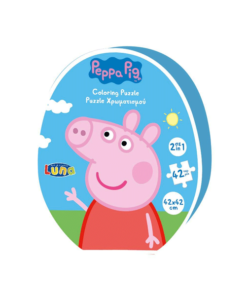 ΠΑΖΛ ΧΡΩΜΑΤΙΣΜΟΥ PEPPA PIG 2 ΟΨΕΩΝ 48 ΚΟΜΜΑΤΙΑ
