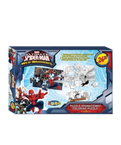SPIDER-MAN 24 PCS ΧΡΩΜΑΤΙΣΜΟΥ 2 ΟΨΕΩΝ + 3 ΑΦΙΣΕΣ ΧΡΩΜΑΤΙΣΜΟΥ