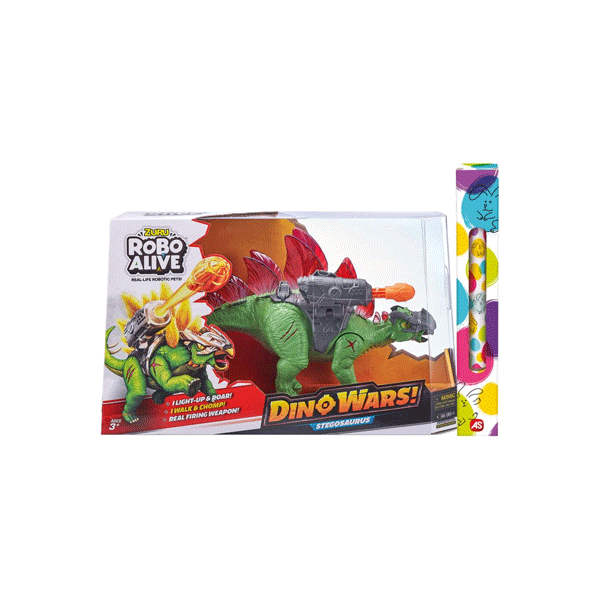 Λαμπάδα Robo Alive Dino Wars Stegosaurus