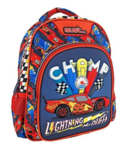 ΤΣΑΝΤΑ ΠΛΑΤΗΣ MUST ΝΗΠΙΟΥ  2ΘΗΚΕΣ CARS CHAMP