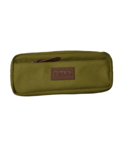 Κασετίνα οβάλ POLO CANVAS λαδί