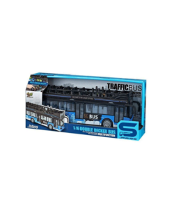City Bus Series Διόροφο Λεωφορείο Friction με Φώτα με Ήχους