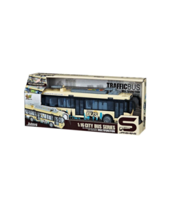City Bus Series Λεωφορείο Trolley Friction με Φώτα με Ήχους