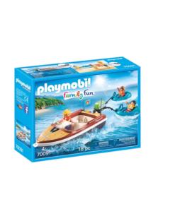 Playmobil Ταχύπλοο σκάφος με φουσκωτές κουλούρες (70091)